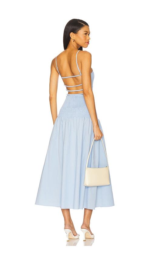 solid & striped the vida dress in baby blue. - size m (also in s)