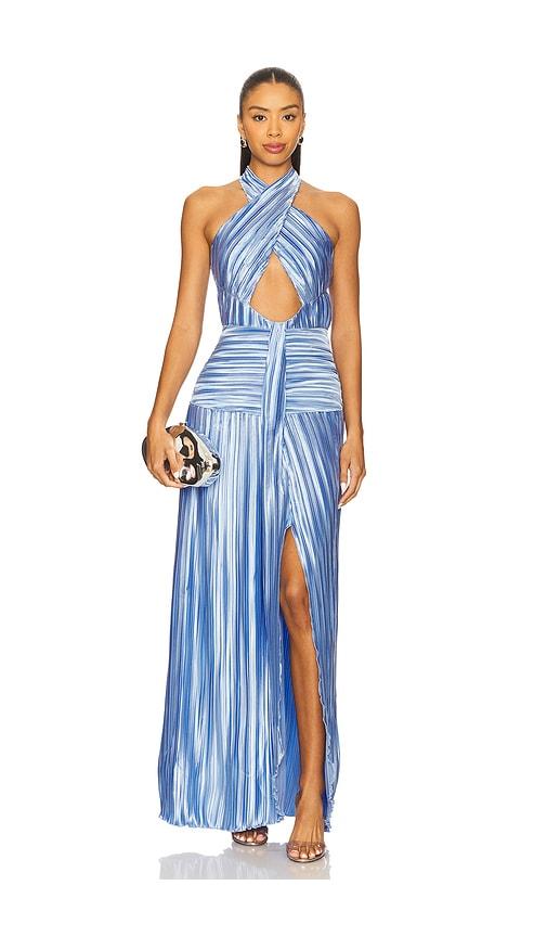 sonya moda ariana dress in blue. - size s (also in xs)