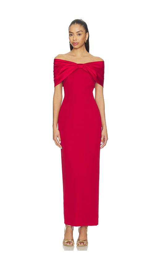 sonya moda belluno dress in red. - size s (also in xs)