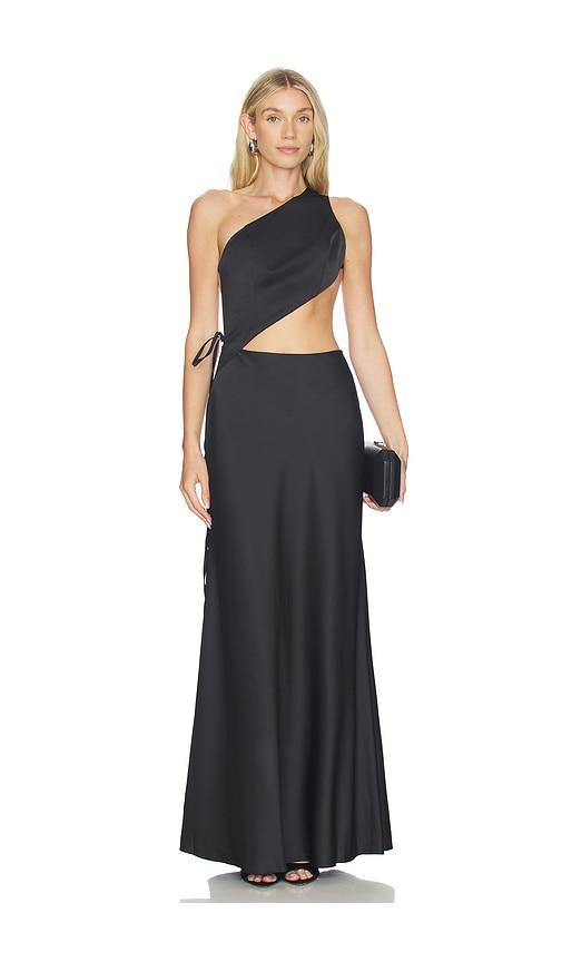 sonya moda crete dress in black. - size l (also in xs, s, xl)