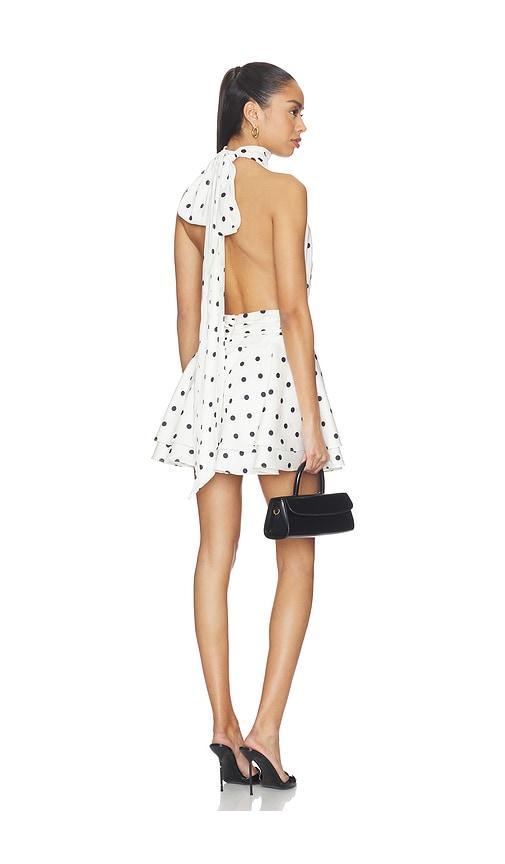sonya moda isabeli mini dress in white,black. - size l (also in s, m, xl)