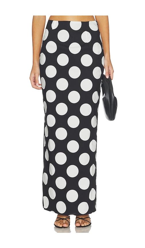 sonya moda milano skirt in black,white. - size l (also in s, m, xl)