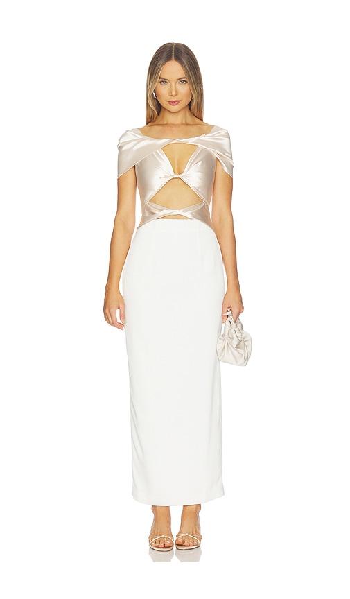 sonya moda pisa dress in white. - size l (also in s, m)