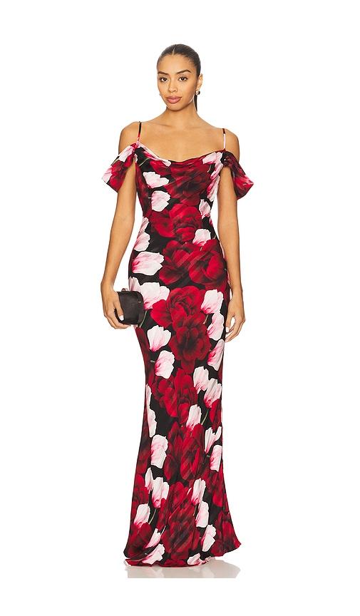 sonya moda rosalie dress in red. - size m (also in xs, s)