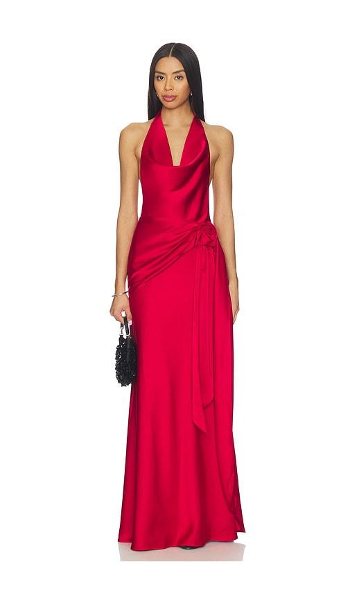 sonya moda rozalia dress in red. - size l (also in xs)