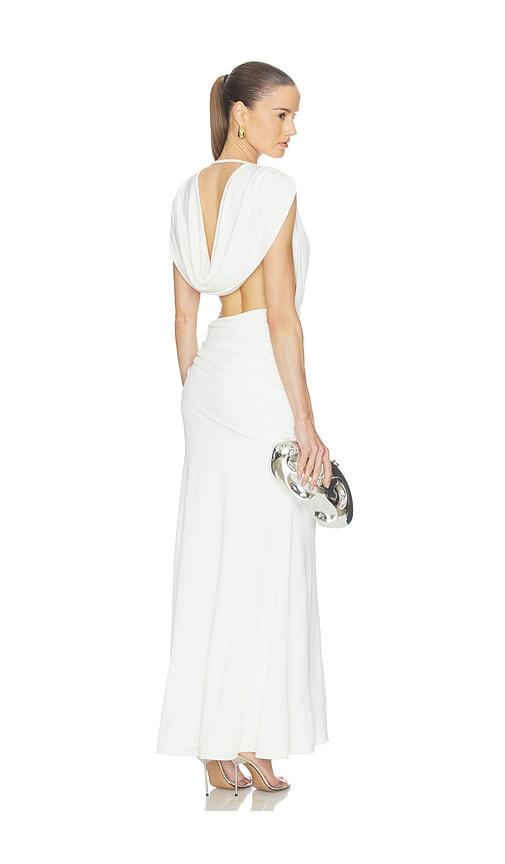 sonya moda sabine dress in white. - size l (also in s, xs)