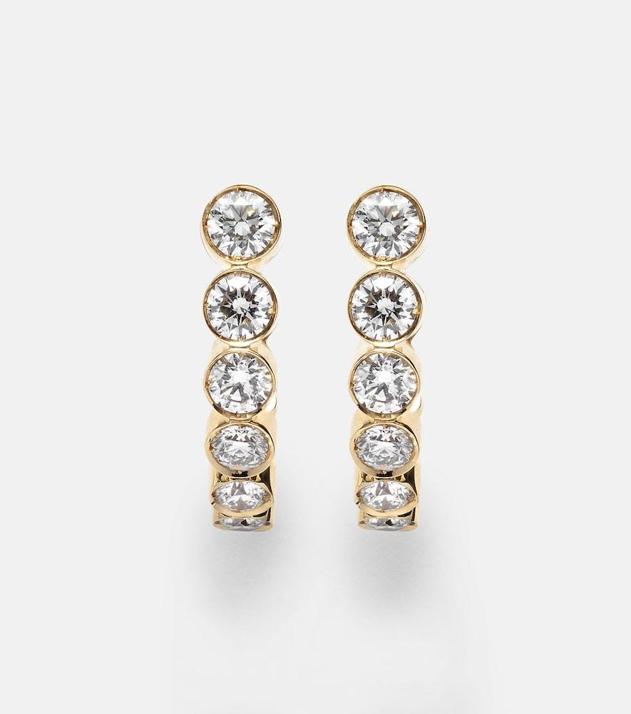 sophie bille brahe boucle ensemble 18kt gold earrings with diamonds