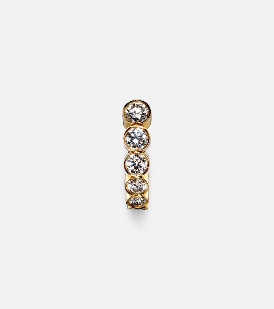 sophie bille brahe boucle ensemble petite 18kt gold single earring with diamonds