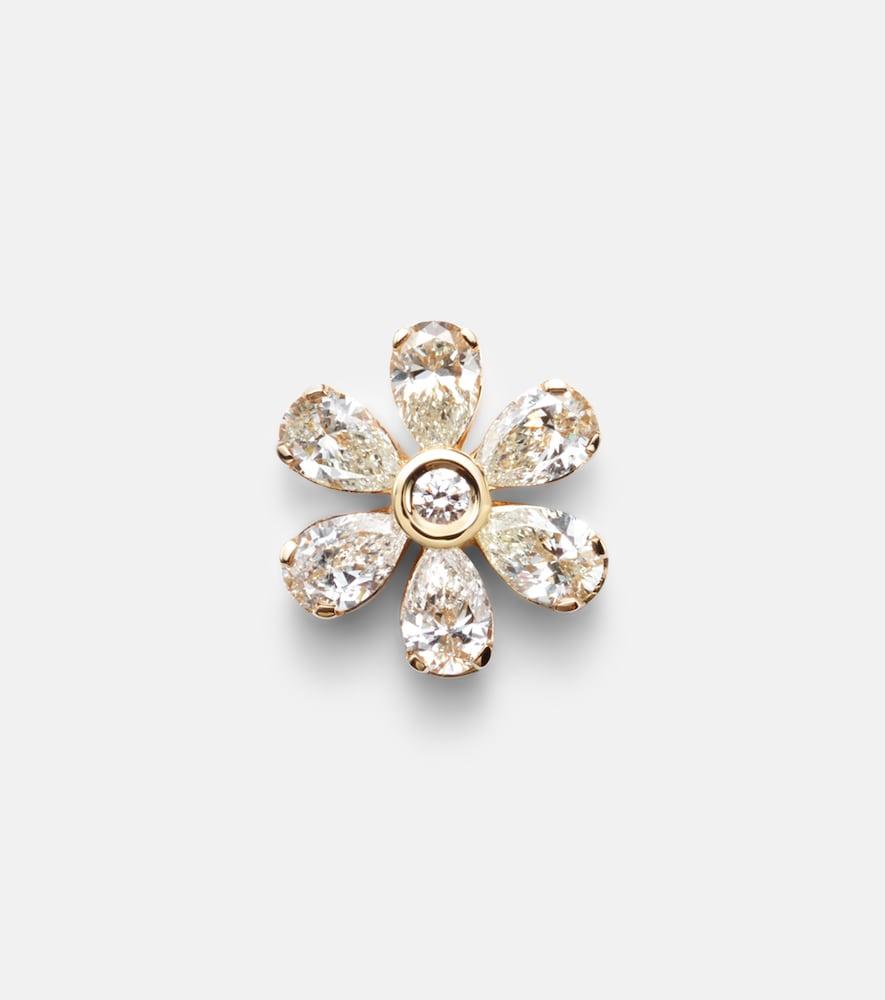 sophie bille brahe cosmos diamant 18kt gold single earring with diamonds