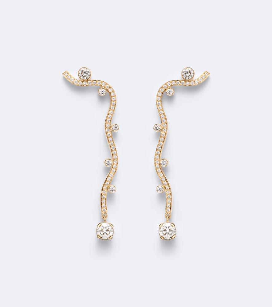 sophie bille brahe grand ocean etoile 18kt gold earrings with diamonds