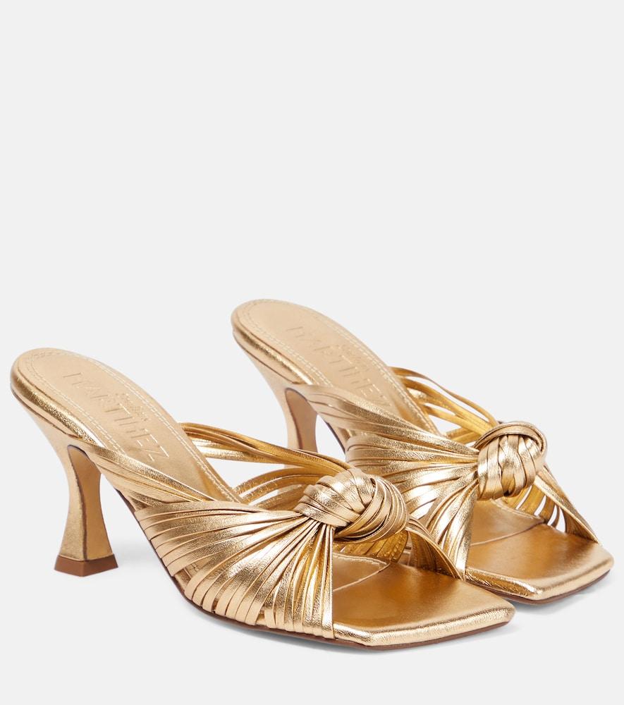 souliers martinez alcala leather mules