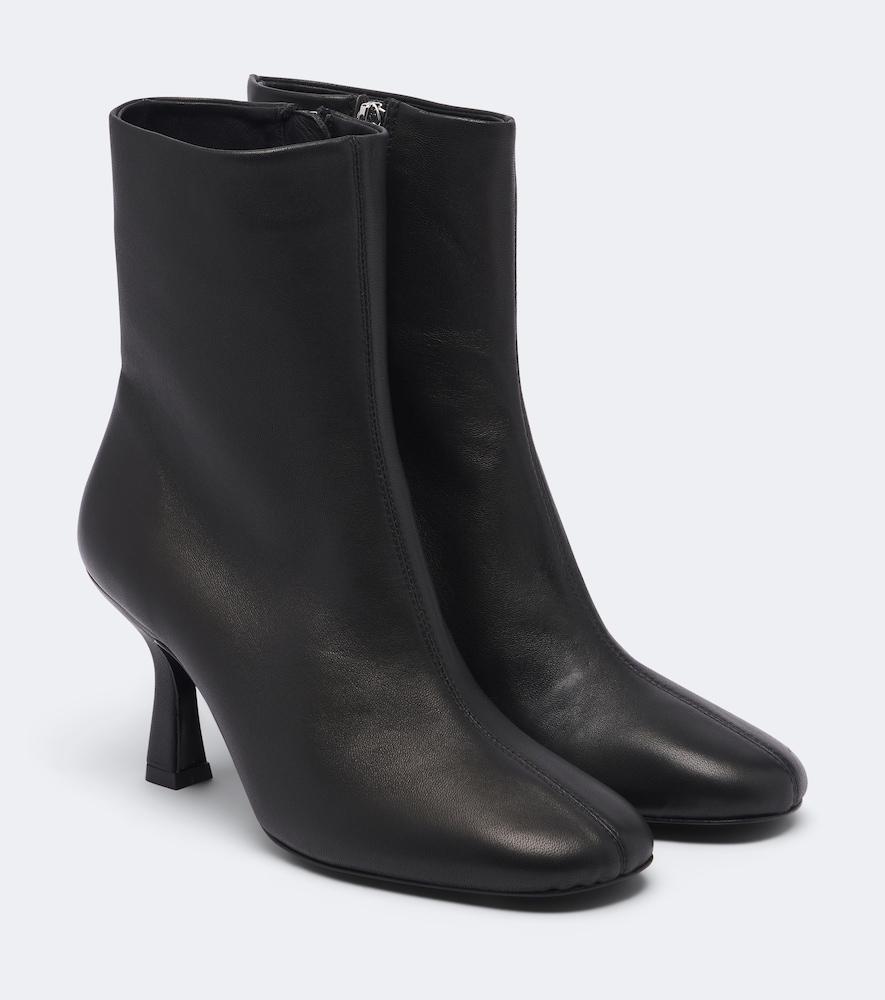 souliers martinez talin leather ankle boots