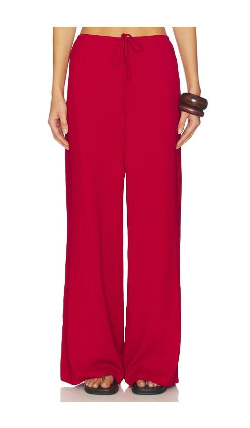 sovere aine pants in red. - size l (also in xs, s, m, xl)