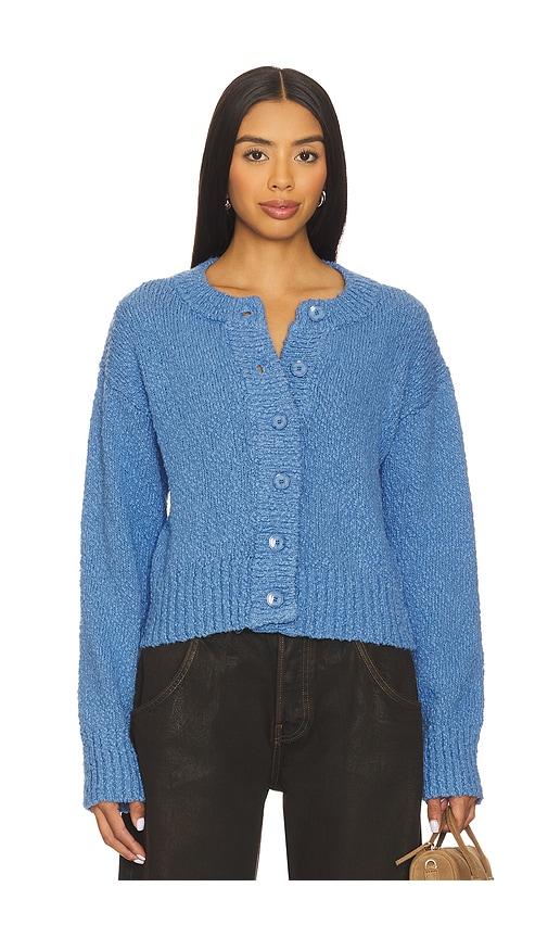 sovere allure cardigan in blue. - size m (also in xl, xs)