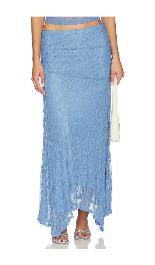 sovere lowri skirt in blue. - size l (also in xs, s, m, xl)
