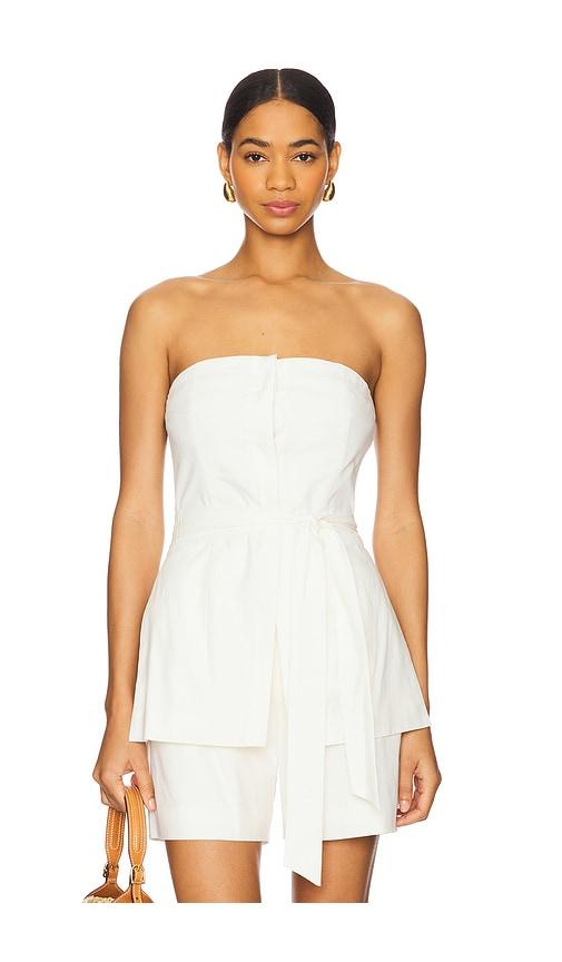sovere mason bodice top in white. - size s (also in xl)