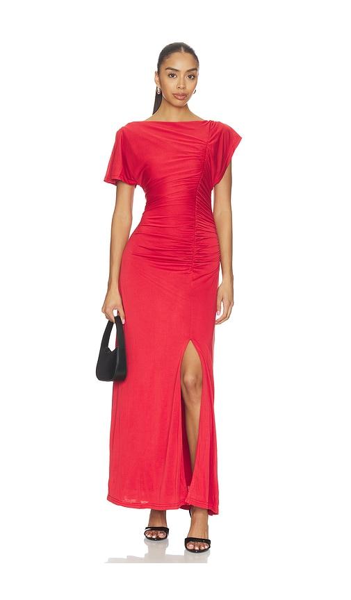 sovere miro dress in red. - size m (also in xs, s)
