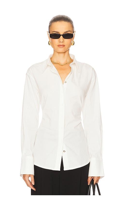 sovere primary shirt in white. - size l (also in xs, s, m, xl)