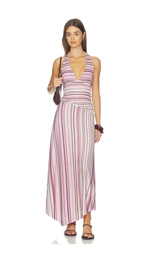sovere sarina dress in mauve. - size l (also in xl)