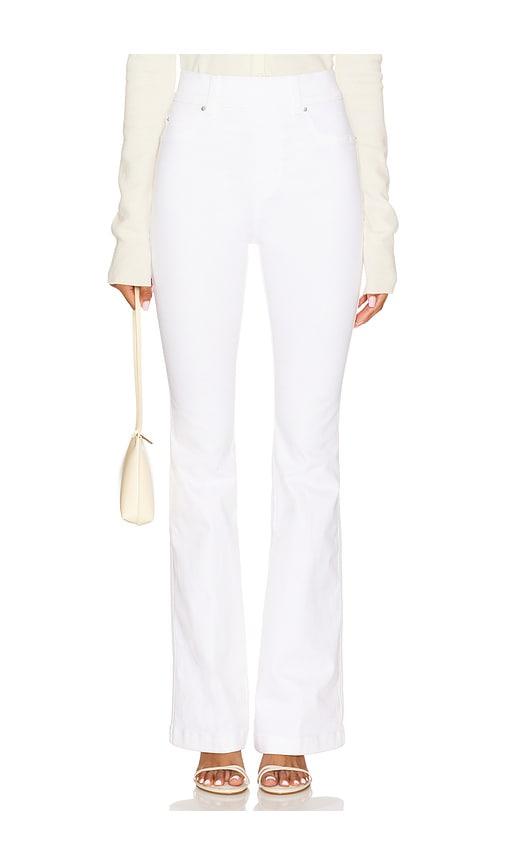 spanx flare jean in white. - size s (also in xl)
