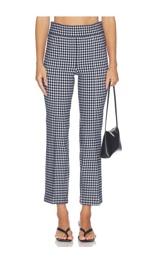 spanx pintuck kick flare pant in navy. - size s (also in xl, xs)