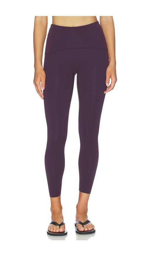 spanx shape booty boost legging in wine. - size 1x (also in xs, s, l, xl)