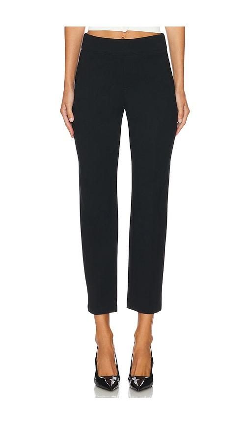 spanx spanxsmoothâ¢ perfectfit ponte petite slim straight pant in black. - size m (also in l, s, xl)
