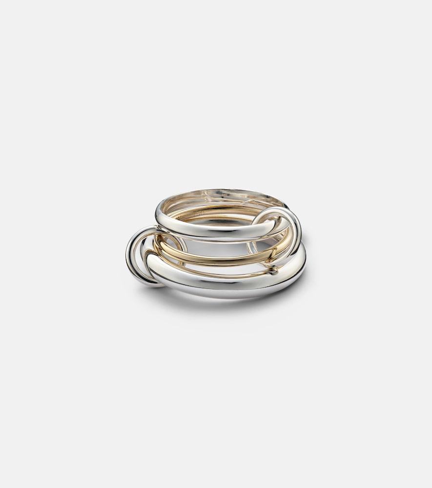 spinelli kilcollin amaryllis sterling silver and 18kt gold ring