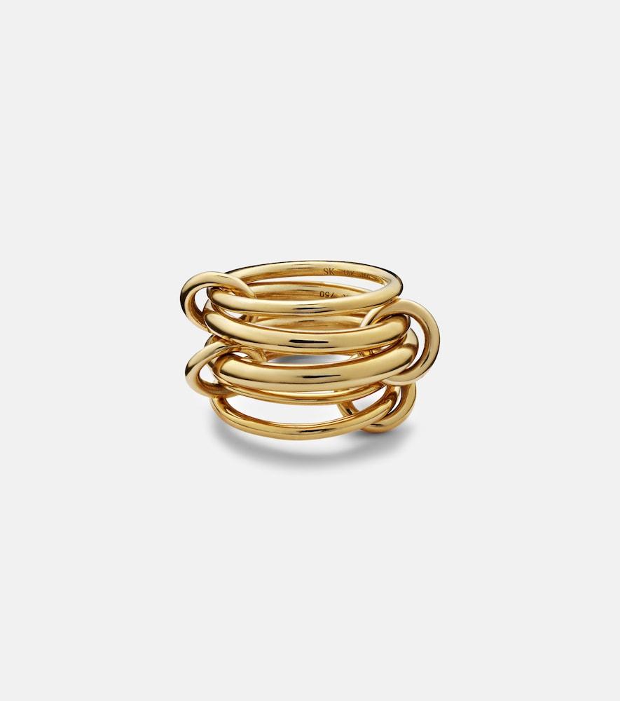 spinelli kilcollin aquarius 18kt gold linked rings