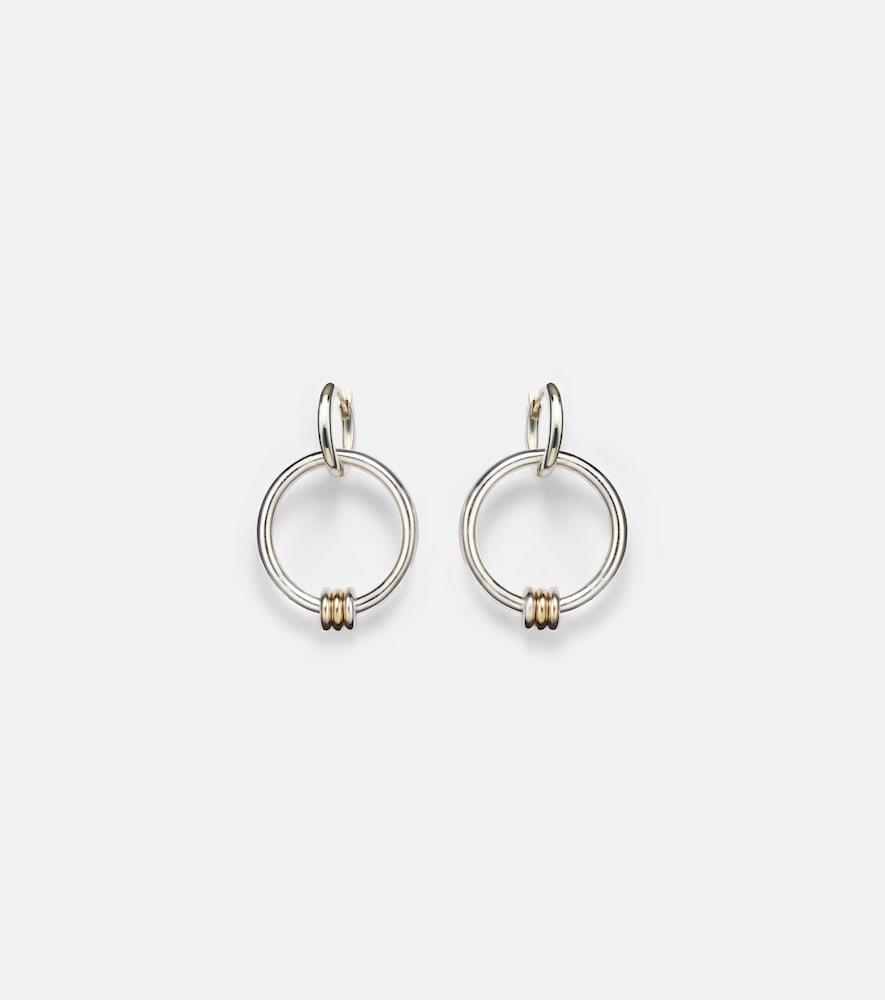 spinelli kilcollin sirius versa sterling silver and 18kt gold hoop earrings