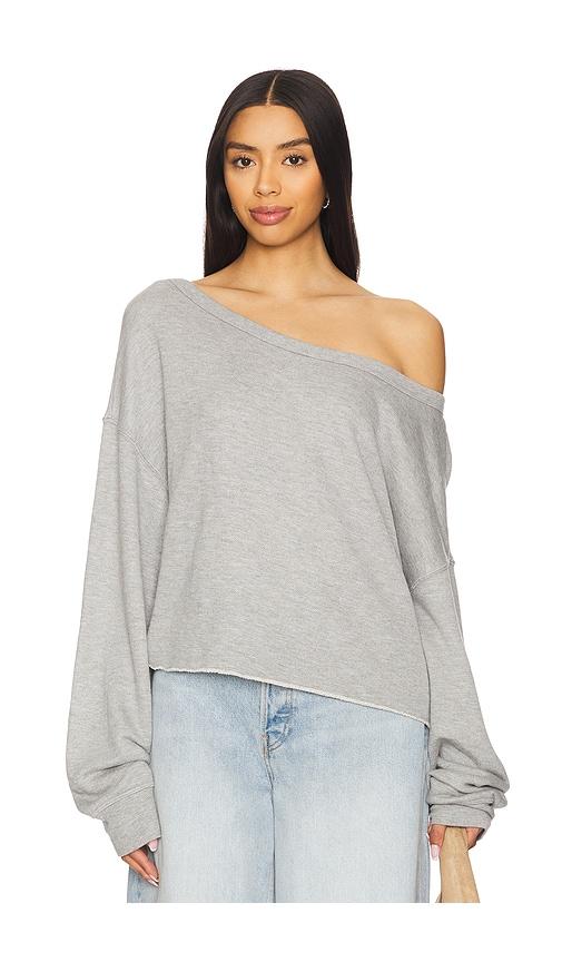 spiritual gangster bella sweatshirt in grey. - size s (also in xs, xl)