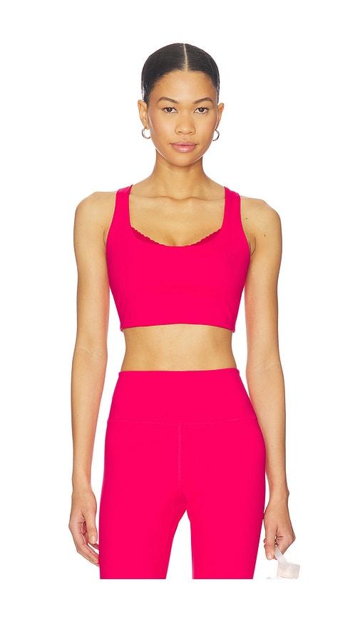 spiritual gangster harmony lace bra in pink. - size m (also in s, xs)