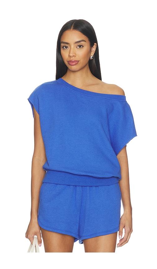 spiritual gangster la vida s/s top in blue. - size l (also in s, xs, m, xl)