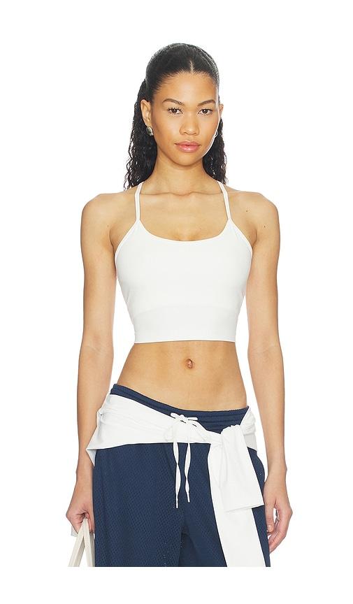 splits59 airweight crop tank top in white. - size l (also in s, xs, m, xl)
