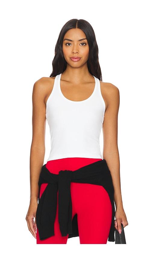 splits59 ashby rib crop top in white. - size l (also in xl)