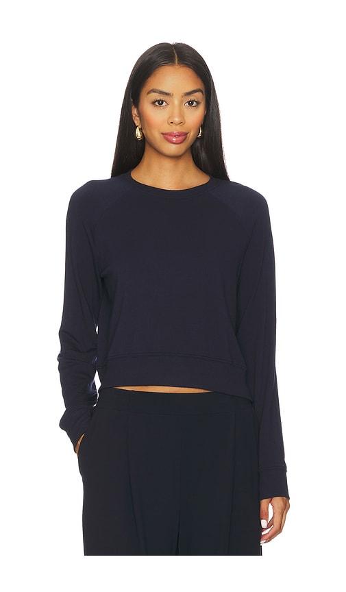 splits59 brooks long sleeve sweatshirt in navy. - size m (also in xs)