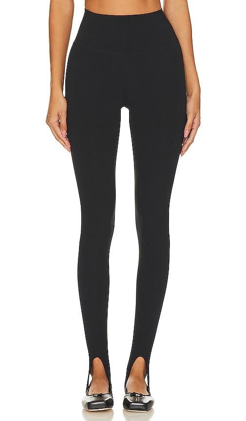 splits59 river high waist airweight stirrup legging in black. - size l (also in xs, s, m, xl)