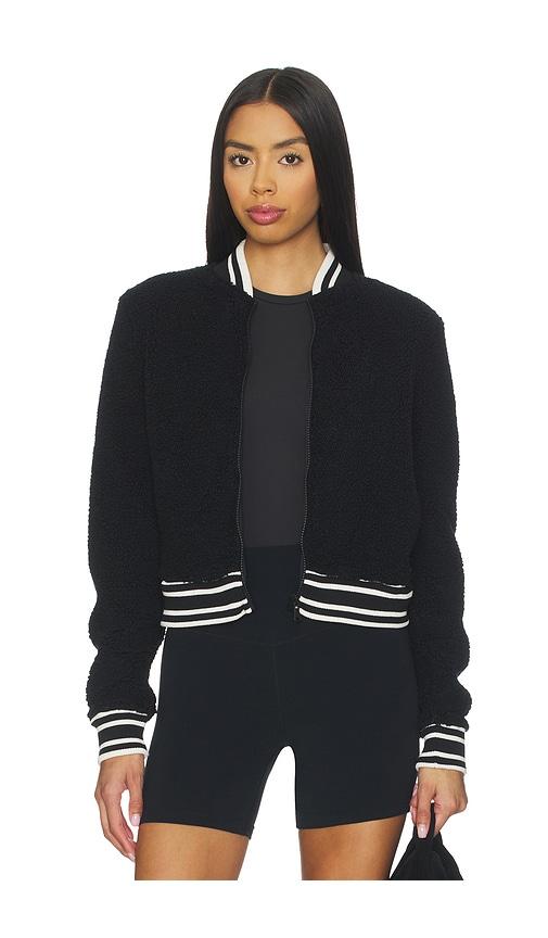 splits59 willa sherpa jacket in black. - size l (also in xl, xs)