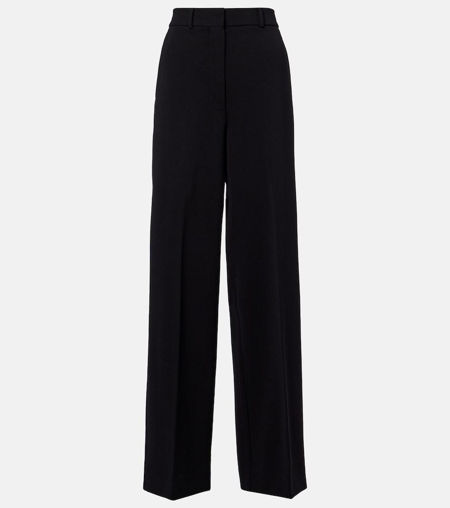 sportmax vetusta crêpe wide-leg pants