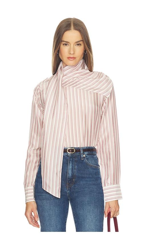 srg celeste silk top in cream. - size xs (also in xxs)