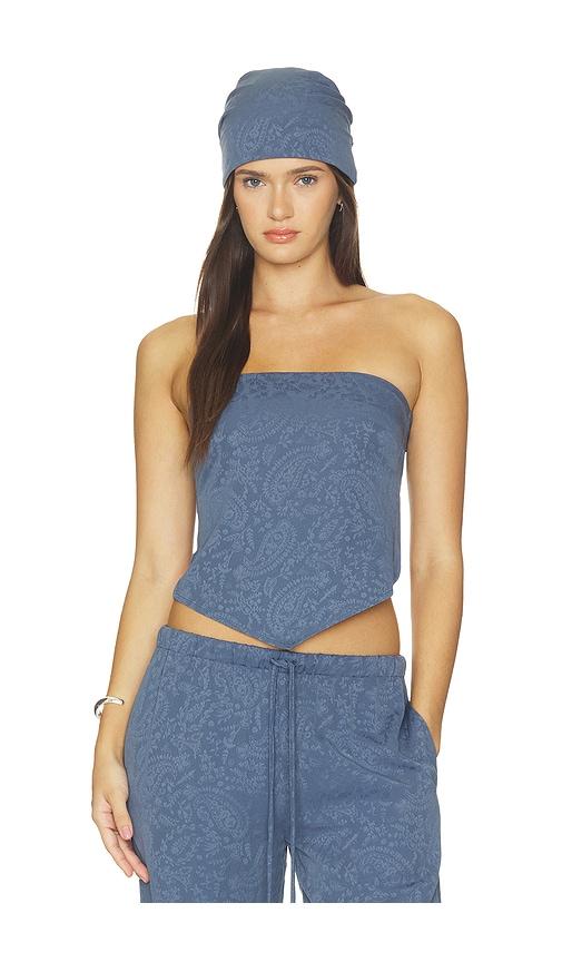 srg cici top in blue. - size l (also in xs, s, m, xl)