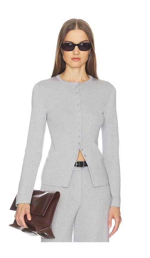 srg demya cardigan in light grey. - size m (also in s, xl)