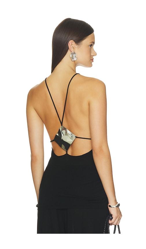 srg finlay knit halter top in black. - size m (also in xl)