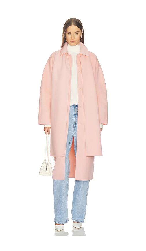 srg inez coat in pink. - size l (also in xs, s, m, xl)