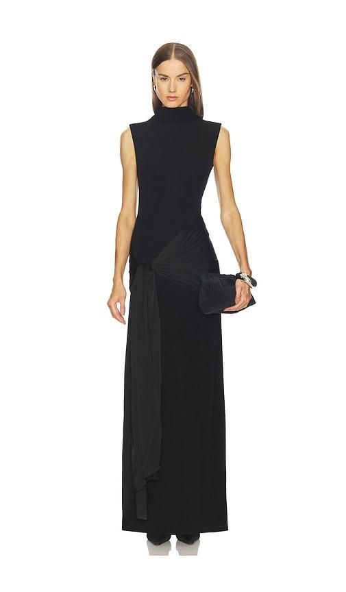 srg jia dress in black. - size m (also in xxs, xs, s)