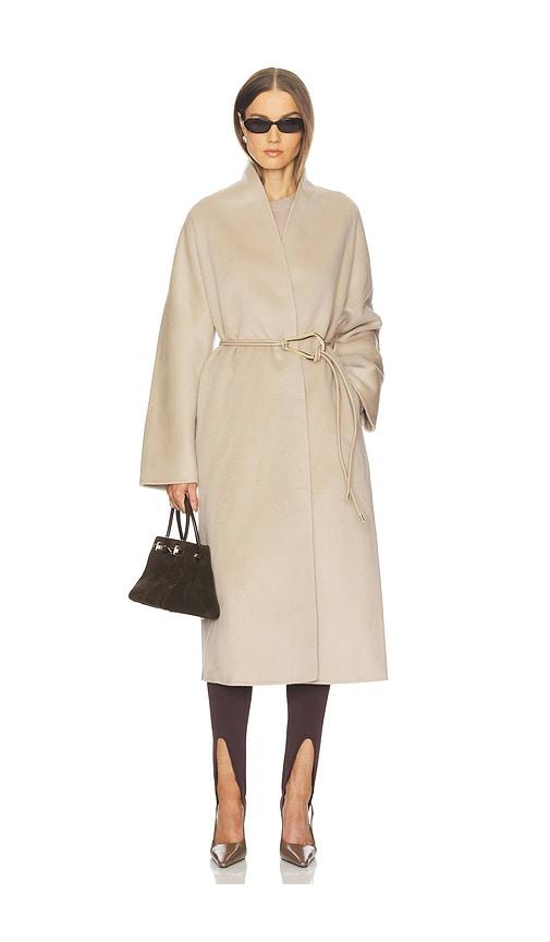 srg jolie coat in beige. - size l (also in xxs, xs, s, m, xl)