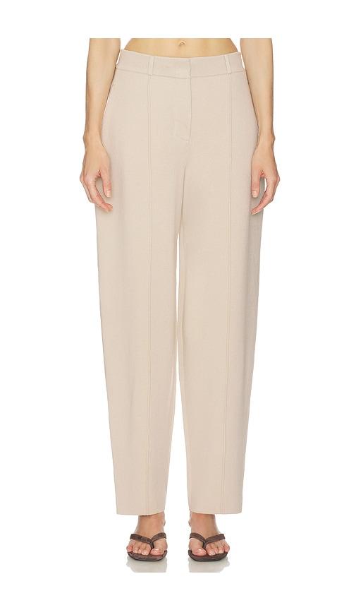 srg marielle knit tapered pant in tan. - size l (also in xxs, xs, s, m, xl)