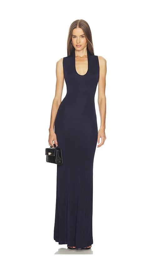 srg minerva knit gown in navy. - size l (also in xs, s)