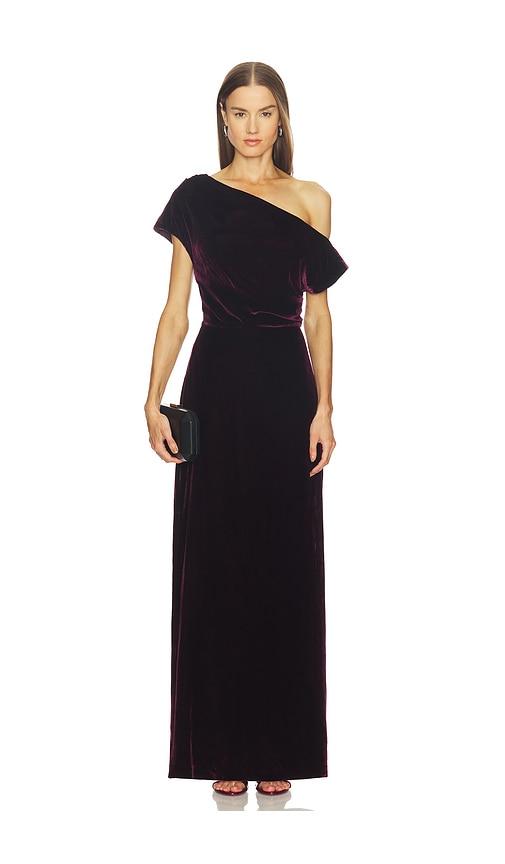 srg paola dress in wine. - size s (also in xs, xxs)