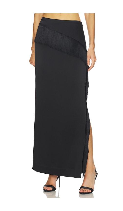 srg sandra silk skirt in black. - size s (also in xs)